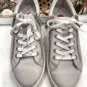 J/Slides platform leather sneakers